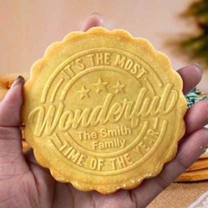 It's The Most Wonderful Time Of The Year Christmas Cookie Stamp