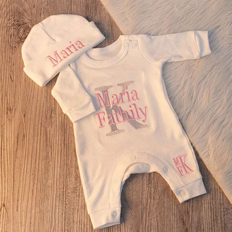 Personalized Sleeper Baby Coming Home Outfit