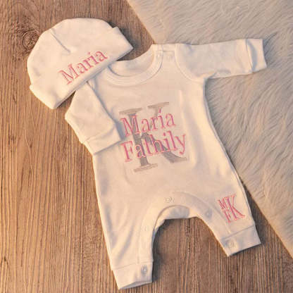 Personalized Sleeper Baby Coming Home Outfit