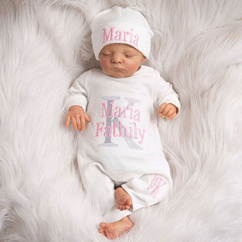 Personalized Sleeper Baby Coming Home Outfit