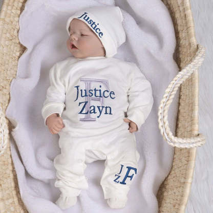 Personalized Sleeper Baby Coming Home Outfit