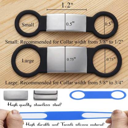 Slide on Dog Tag for Dogs Personalize Dog ID Tag Cat Tag Pet Collar Tag