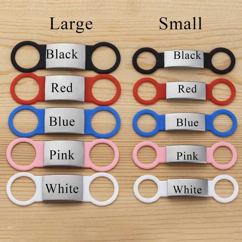 Slide on Dog Tag for Dogs Personalize Dog ID Tag Cat Tag Pet Collar Tag