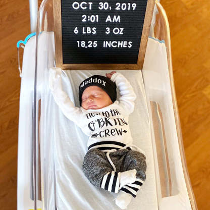 Personalized New to the Crew Outfit 3PCS Set