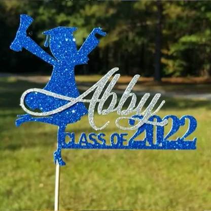 Personalized Graduation Congrats Decor Cake Topper Class of 2024