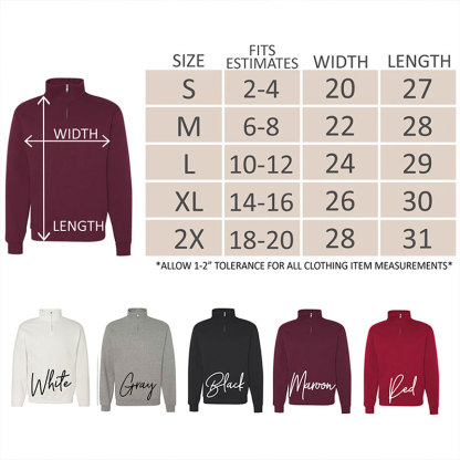 Custom Baseball Softball Mom 1/4 Zip Sweatshirt with Names