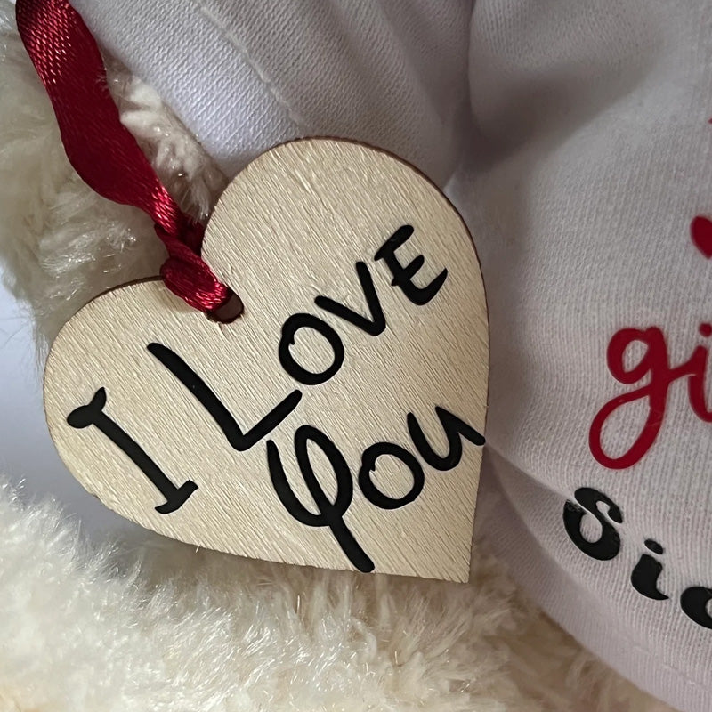 Personalised Teddy Bear Worlds Best Girlfriend Boyfriend Valentine's Day Gift