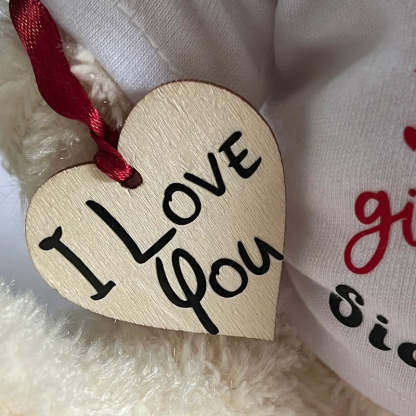 Personalised Teddy Bear Worlds Best Girlfriend Boyfriend Valentine's Day Gift