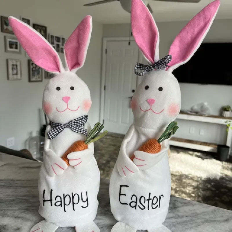 Personalized Beanie Bunny Toy Spring Decor Easter Decor