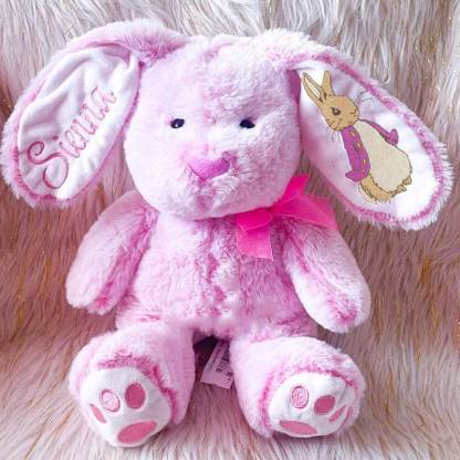 Personalized  Easter Embroidery Peter Bunny Toy