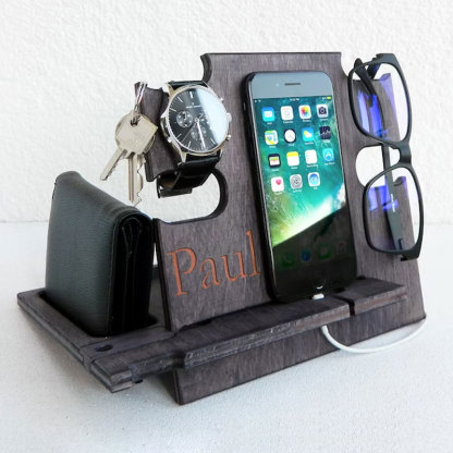 Gift for Men Docking Station It keeps all personal items organized