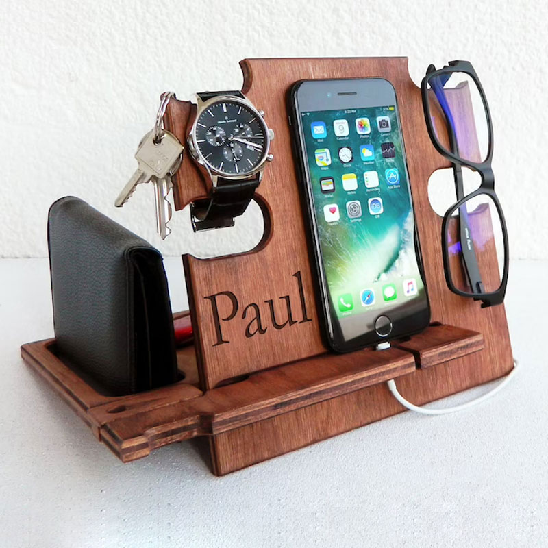 Gift for Men Docking Station It keeps all personal items organized