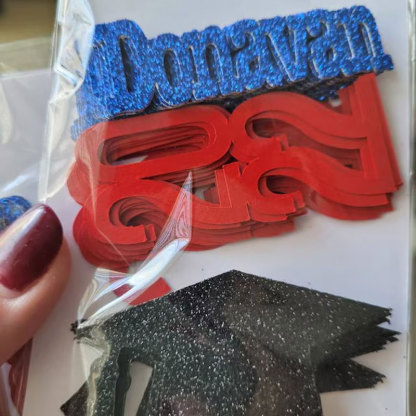 Graduation Personalize with your Name Confetti Graduation Party Decration