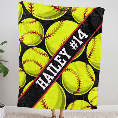 Personalized Multi Sport Ball Blanket