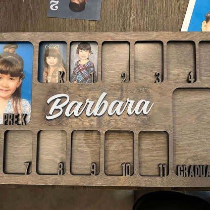 Pre K to Graduation School Picture Frame | Grade School Photo Frame