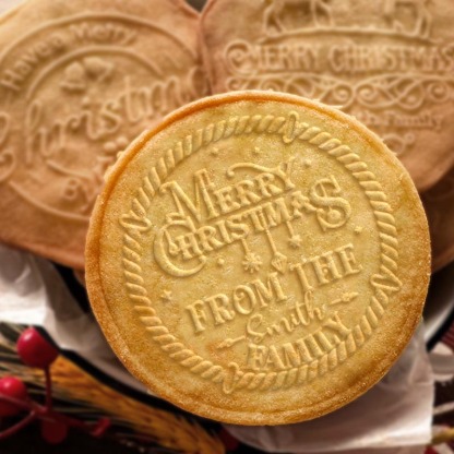 Personalized Family Name Sign Cookie Stamp Family Party Cookie
