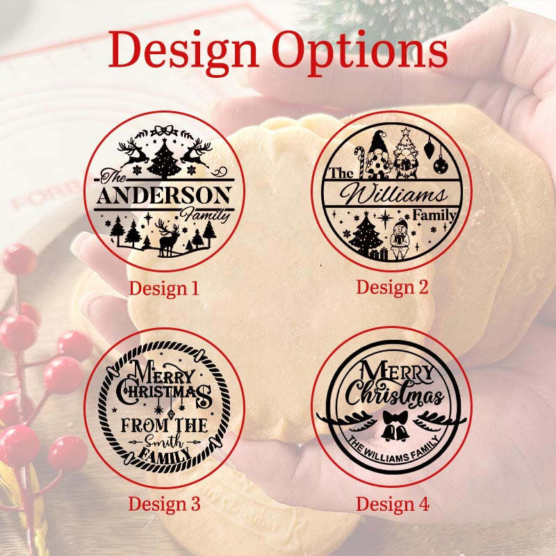 Personalized Family Name Sign Cookie Stamp Family Party Cookie