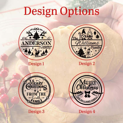 Personalized Family Name Sign Cookie Stamp Family Party Cookie