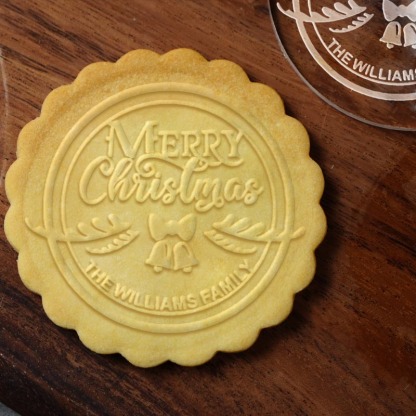 Personalized Family Name Sign Cookie Stamp Family Party Cookie