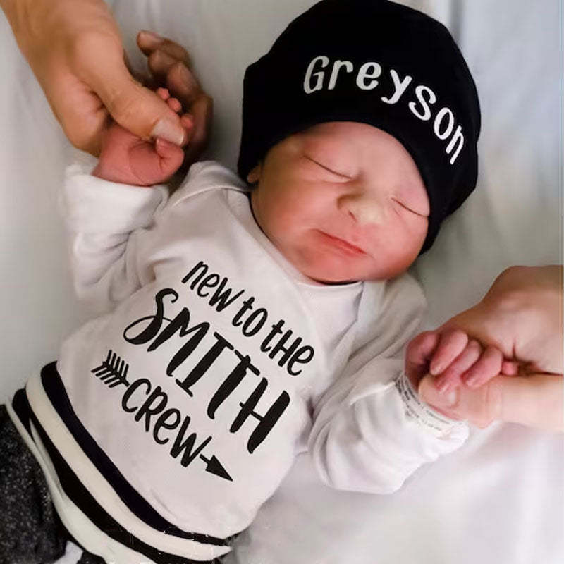 Personalized New to the Crew Outfit 3PCS Set