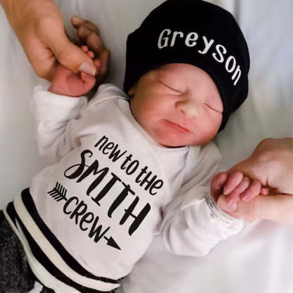 Personalized New to the Crew Outfit 3PCS Set