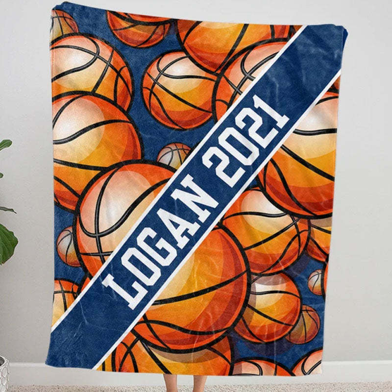 Personalized Multi Sport Ball Blanket