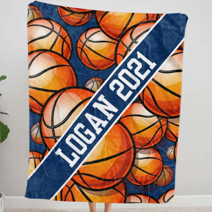 Personalized Multi Sport Ball Blanket