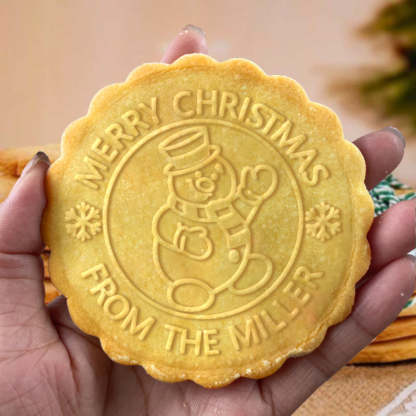 Personalized Cookie Stamp and Cookie Cutter Christmas Image