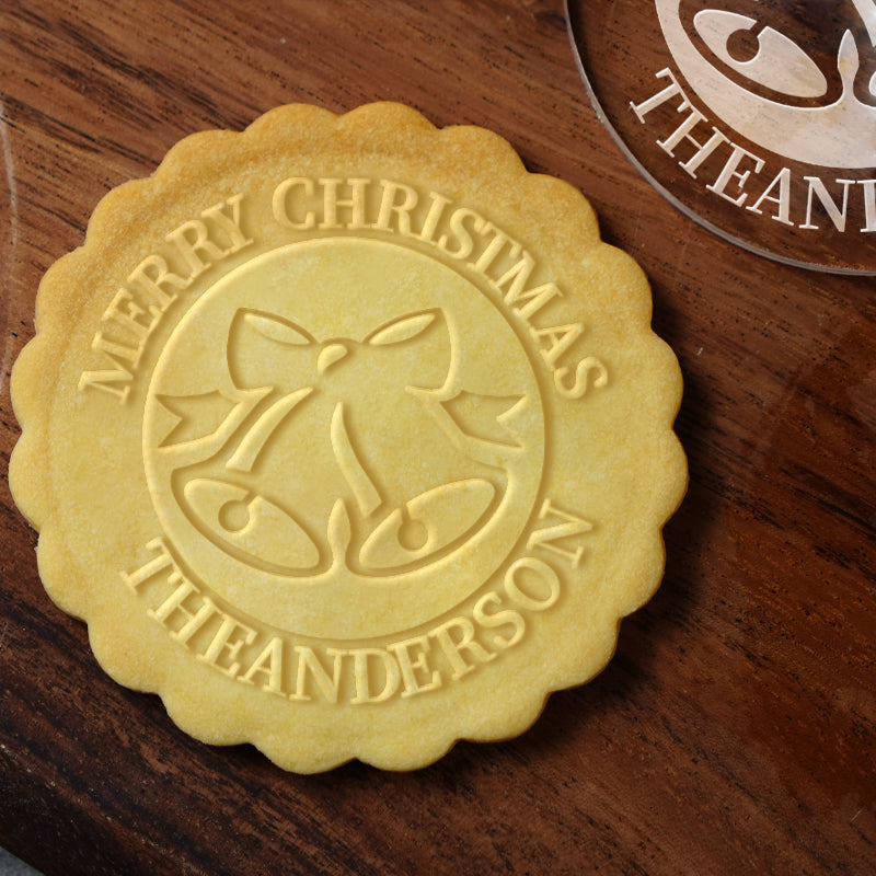 Personalized Cookie Stamp and Cookie Cutter Christmas Image