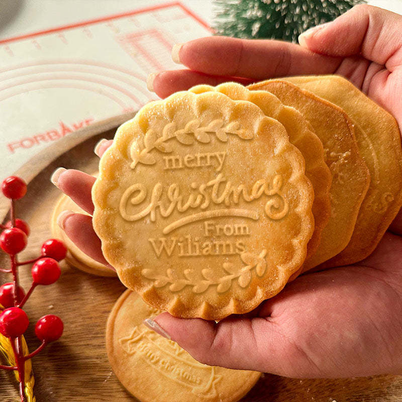 Personalized Cookie Stamp and Cookie Cutter Christmas Image