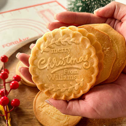 Personalized Cookie Stamp and Cookie Cutter Christmas Image