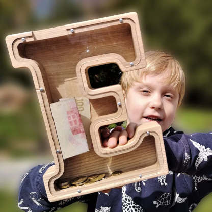 Personalized Piggy Bank Wooden Piggy Bank