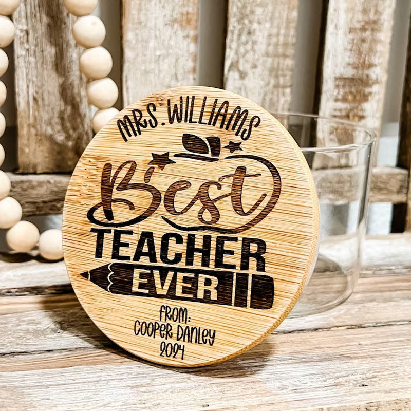 Personalized Teacher Candy Jar Teacher Appreciation Day Gift