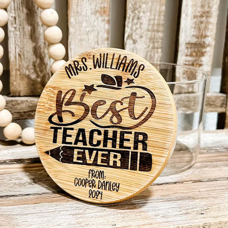 Personalized Teacher Candy Jar Teacher Appreciation Day Gift