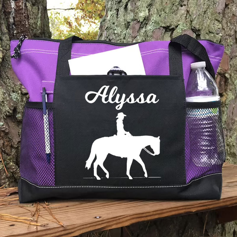 Custom Design Your Own Horse Tote Barn Tote Bag