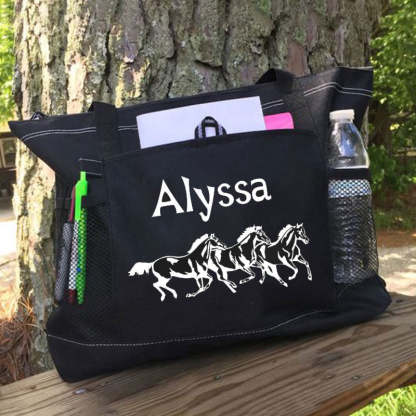 Custom Design Your Own Horse Tote Barn Tote Bag