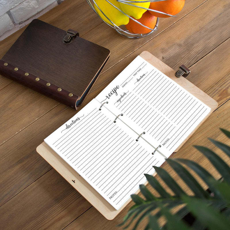 Personalized Recipe Journal, Blank Recipe Book, Custom Gifts for Mother