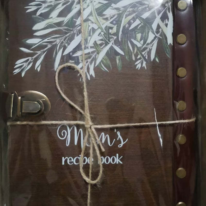 Personalized Recipe Journal, Blank Recipe Book, Custom Gifts for Mother