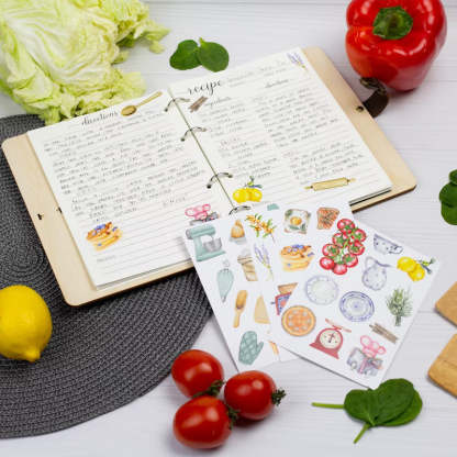 Personalized Recipe Journal, Blank Recipe Book, Custom Gifts for Mother