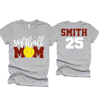 Personalized Baseball/Softball/Football Mom Shirt