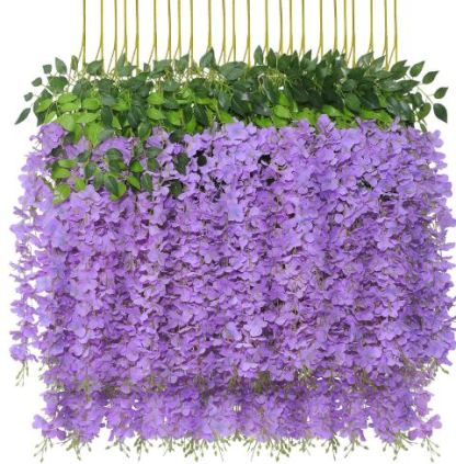 ✨This Week's Special Price $19.99💥-12x Wisteria Artificial Wisteria Hanging Flowers💐