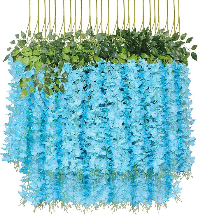 ✨This Week's Special Price $19.99💥-12x Wisteria Artificial Wisteria Hanging Flowers💐