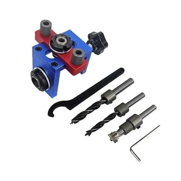 Peckerdrill Precision 3 in 1 Doweling Jig Kit System