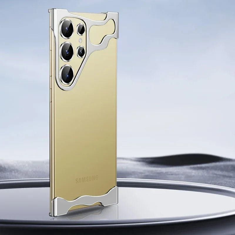 Aluminum Rimless Phone Case for Samsung S24