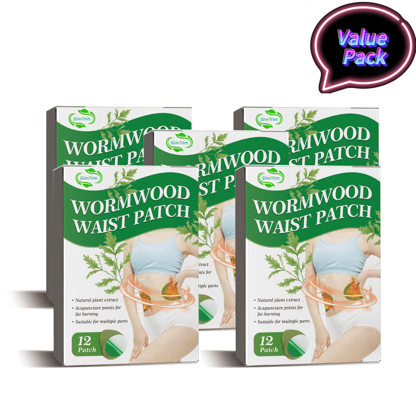  Wormwood slimming waist patch 