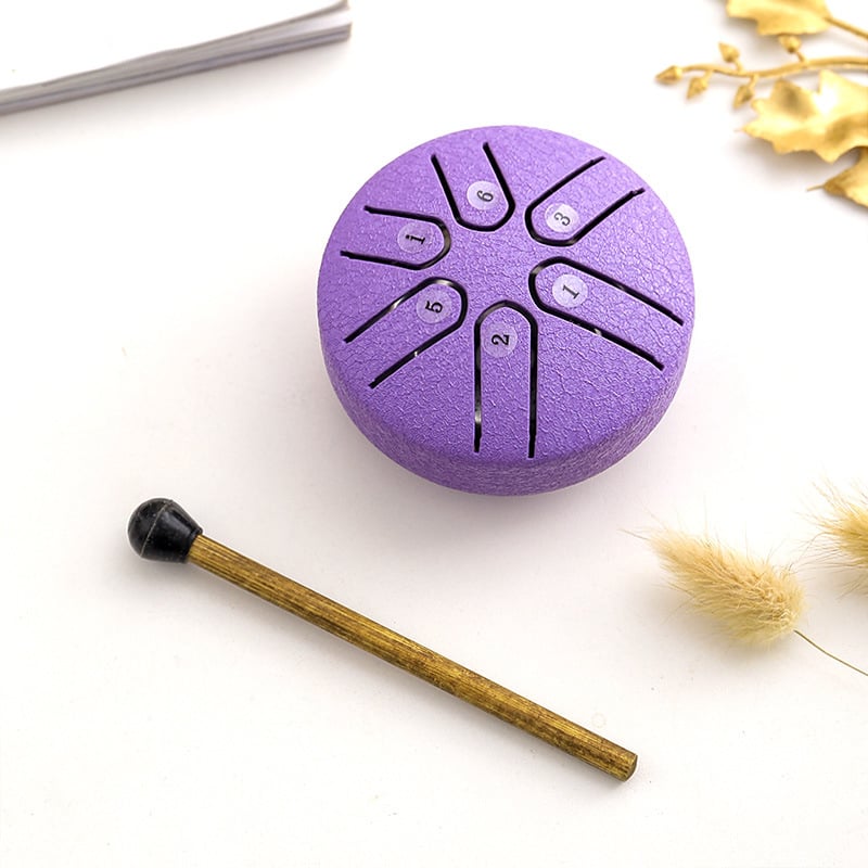 🎄Christmas Flash Sale-50% OFF- Buddha Stones Mini Steel Tongue Drum Kit (3 Inch)