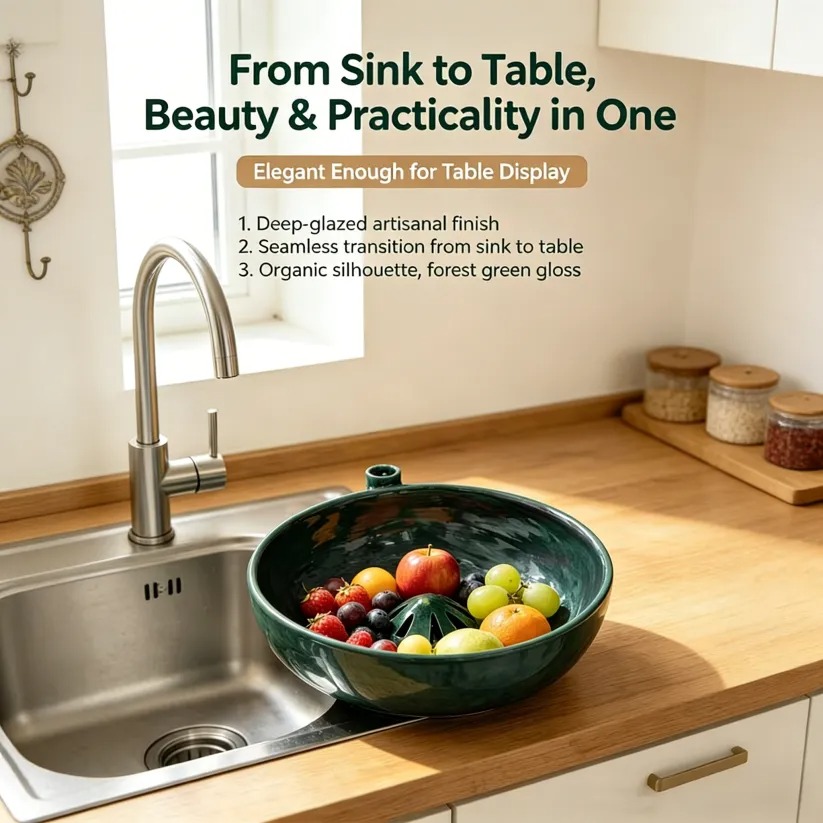 🌊Self Spinning Berry Washing Bowl 🍒🫐| Automatic Fruit Washer🥣