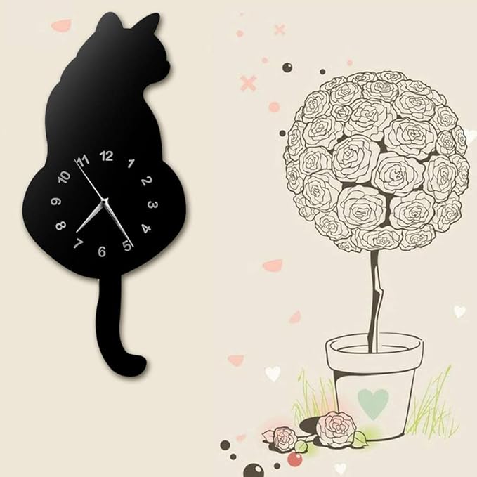 🔥Last Day 50% OFF🌲Cat Pendulum Wall Clock🕰️-Buy 2 Free Shipping