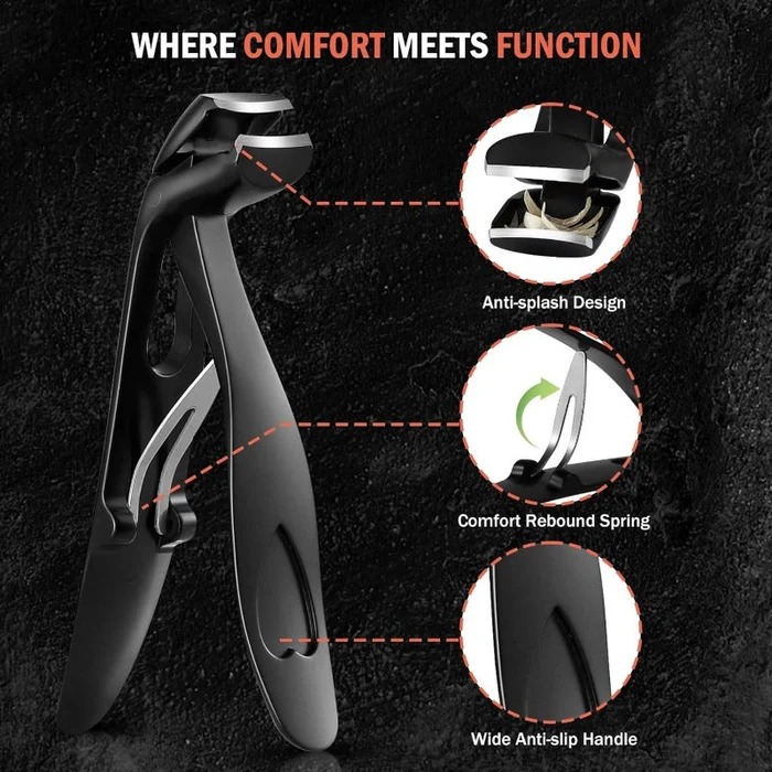 🔥New Ergonomic, Splash-Proof Nail Clippers🫶