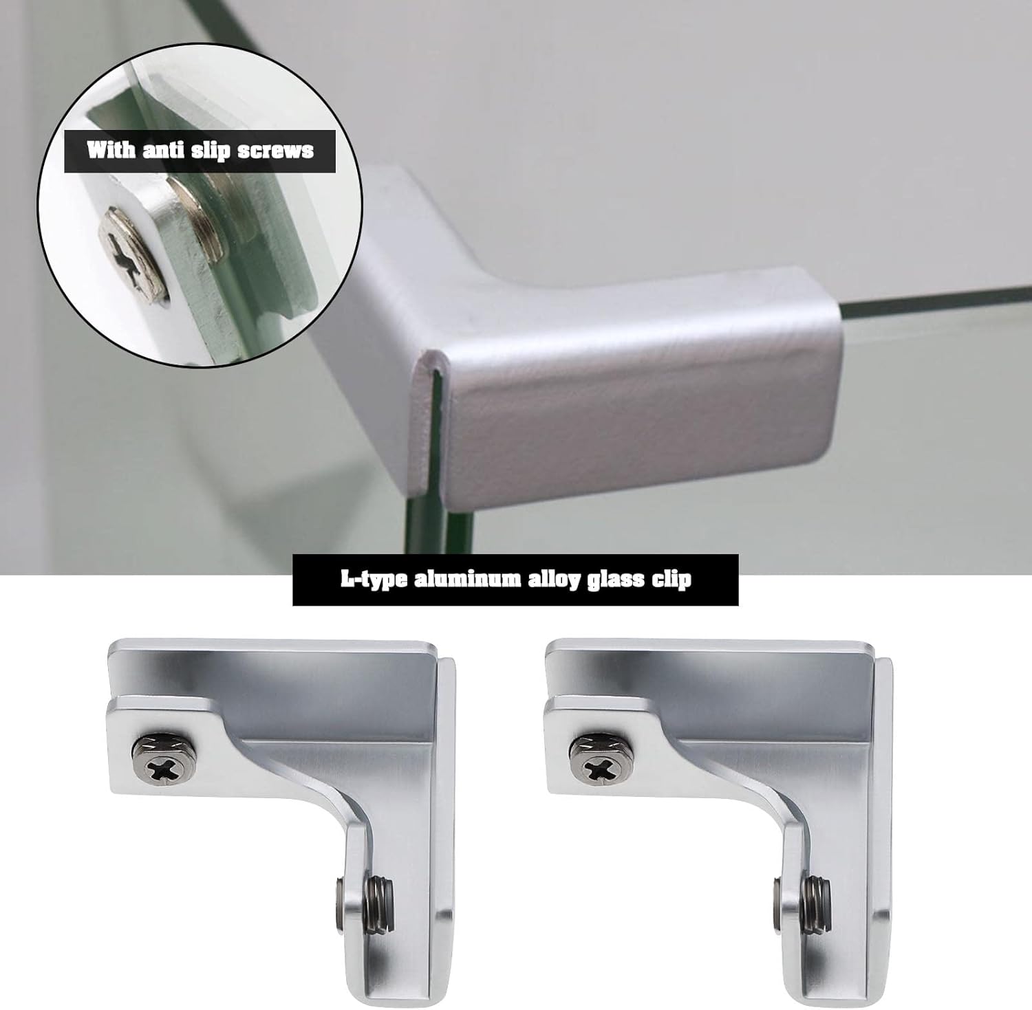🔥This Week's Special Offer 49% OFF -Aluminum Alloy Glass Connector Clamps